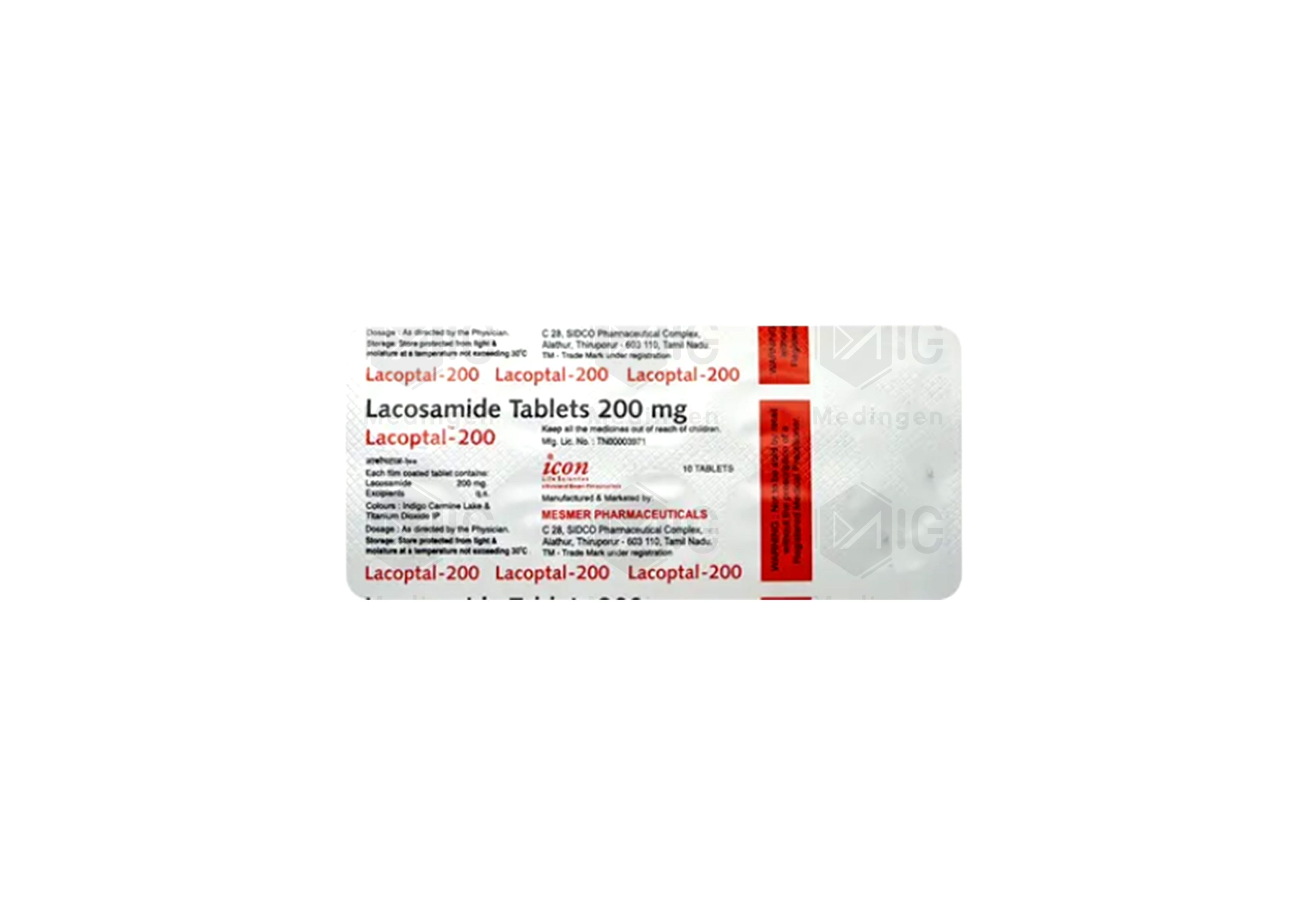 LACOPTAL 200MG